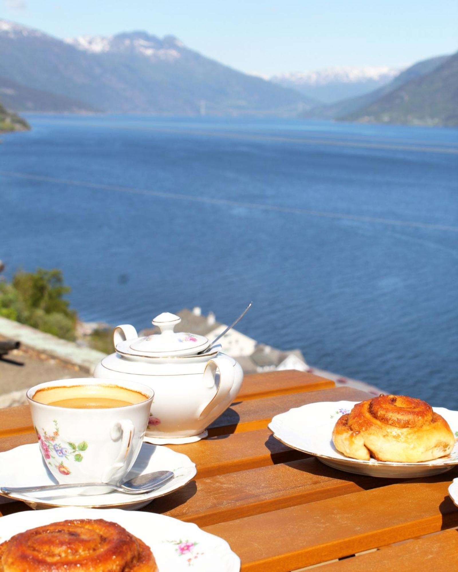 Grimo Fjord House 빌라 외부 사진